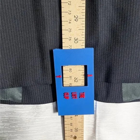 Yves Saint Laurent YSL Suit Blazer 44R Black Worsted Wool Made in Canada VTG - Picture 7 of 10